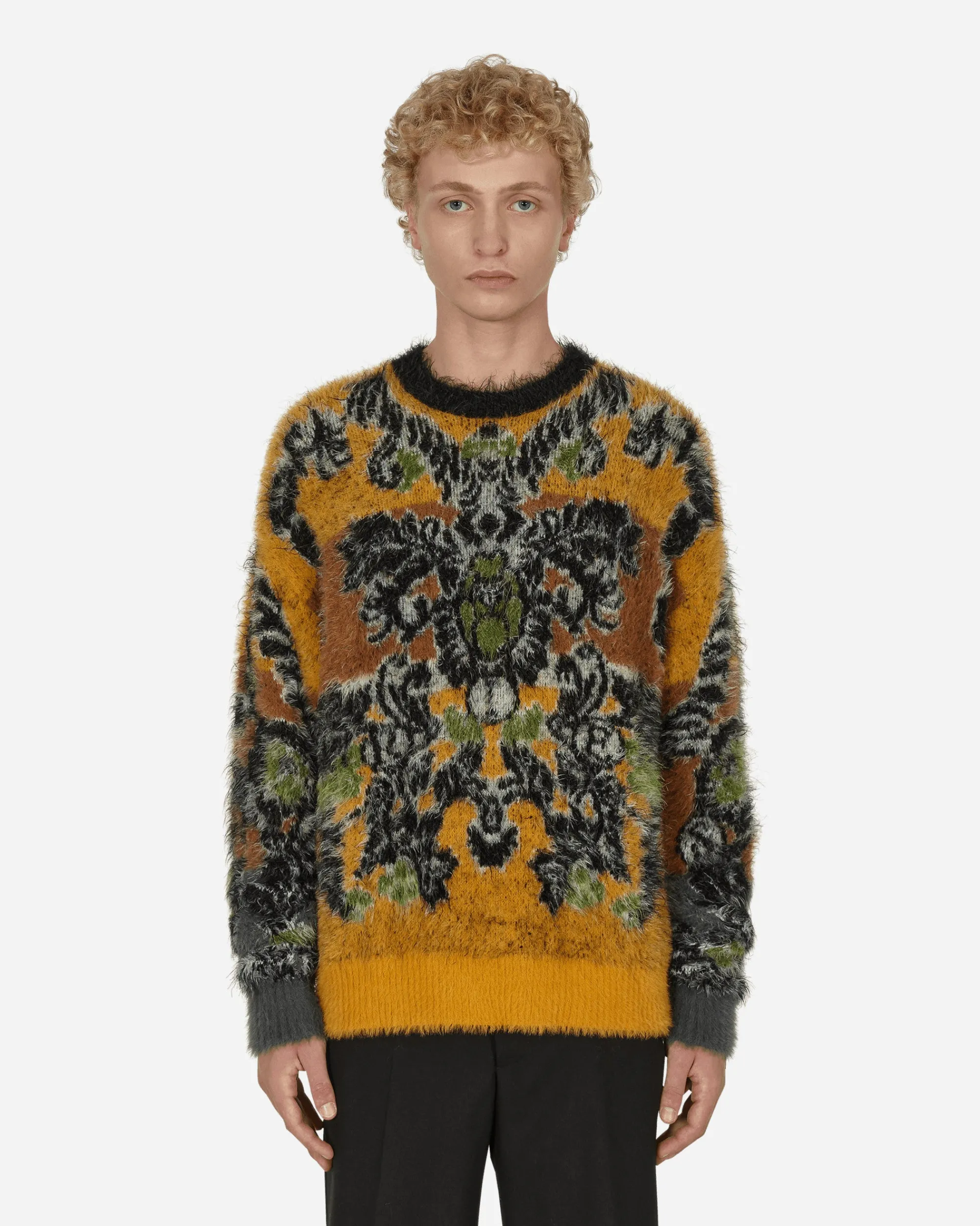 Aries Knitwear^Fleur Chenille Sweater Multicolor