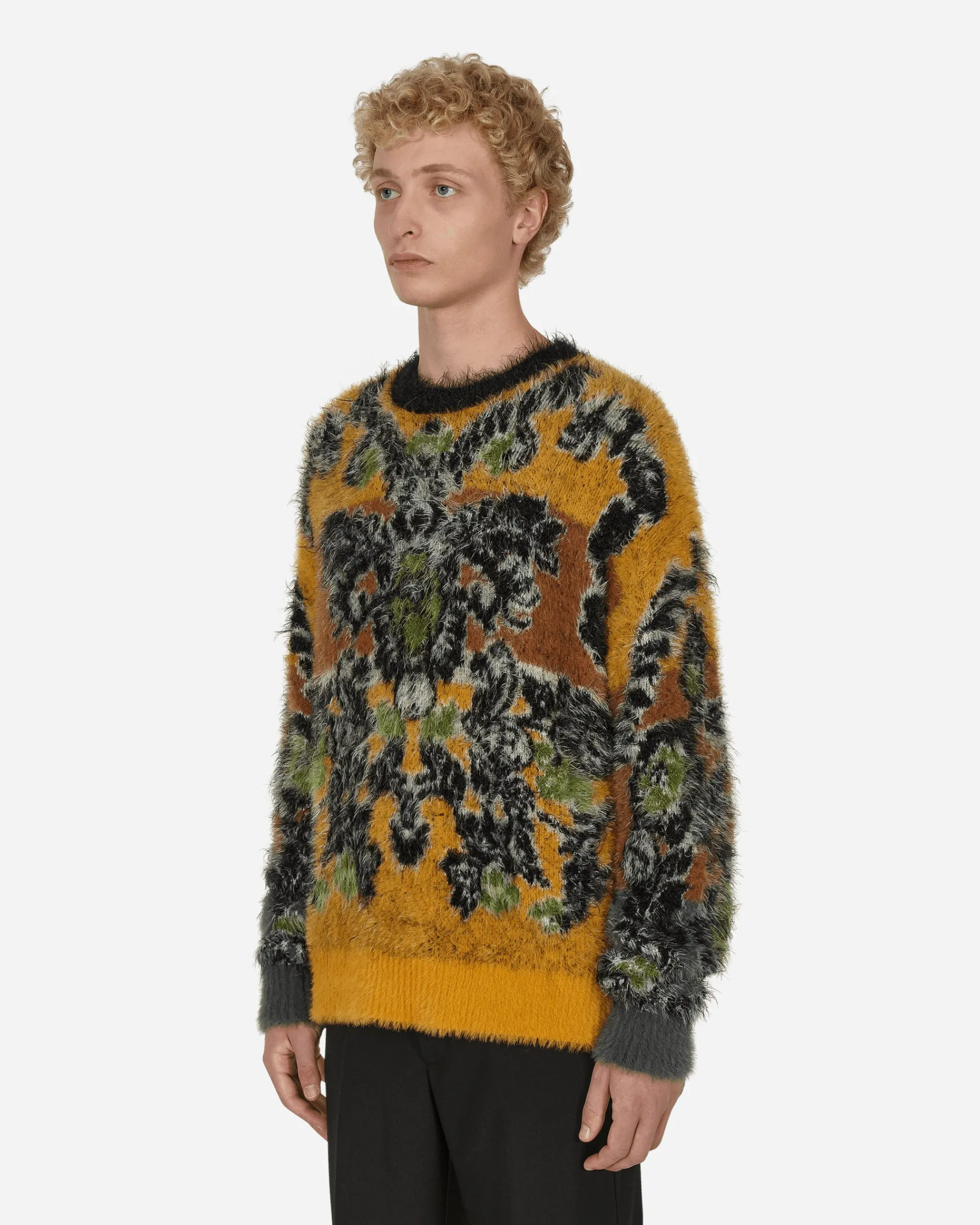 Aries Knitwear^Fleur Chenille Sweater Multicolor