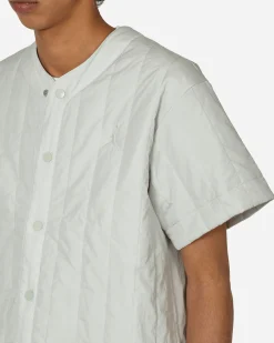 Nike Jordan Shirts^Flight Heritage Baseball Top Light Silver