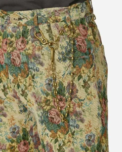 Song for the Mute Pants^Floral Jacquard Long Work Multicolor Pants