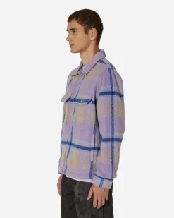 Pleasures Coats And Jackets^Folklore Plaid Work Jacket Purple