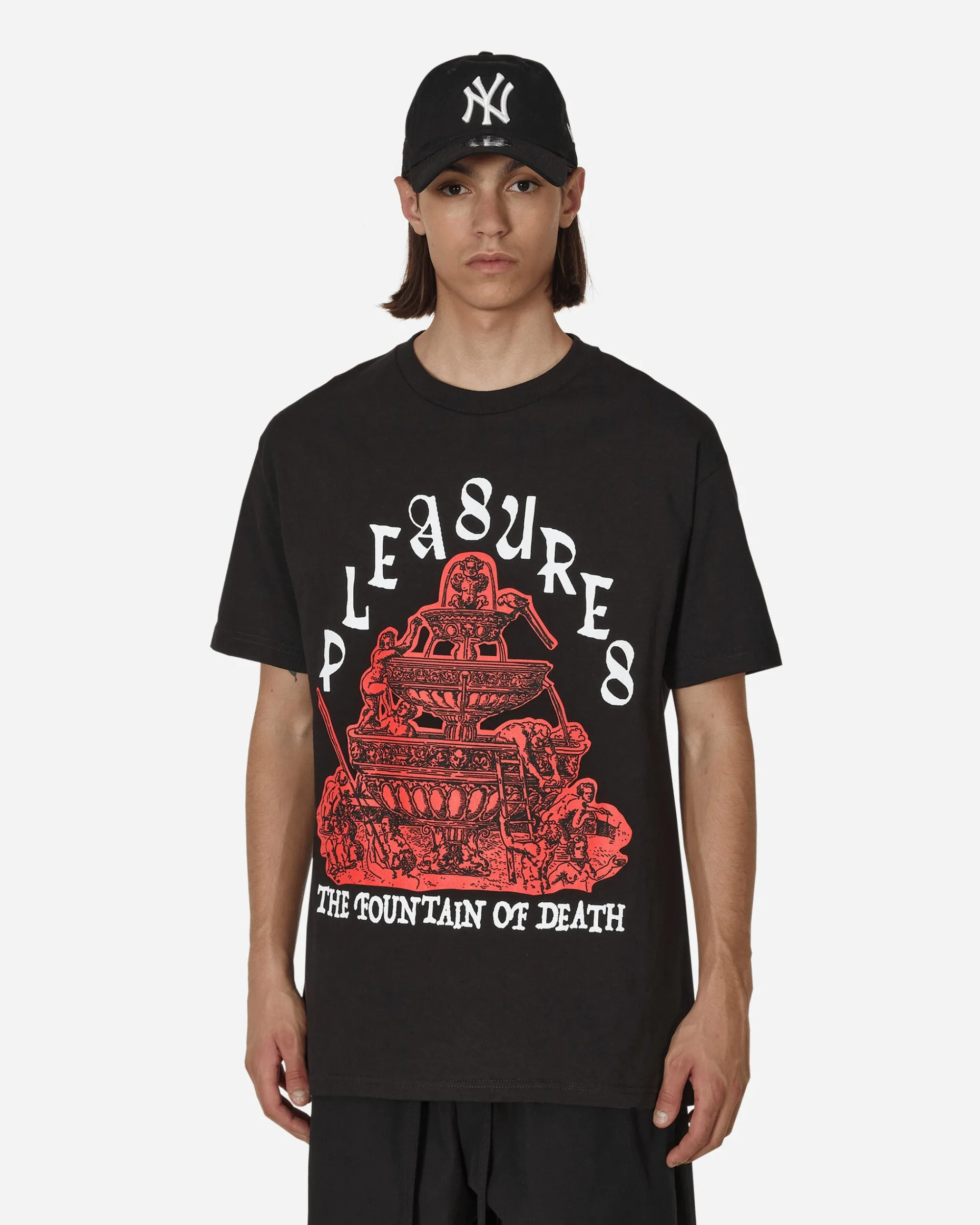 Pleasures T-Shirts^Fountain T-Shirt Black