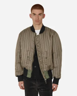 Undercover Coats And Jackets^fragment design x Alpha Industries Nylon MA-1 Jacket Khaki