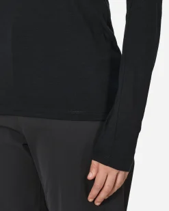 Arc'teryx Veilance T-Shirts^Frame Crew Neck Longsleeve Top Black