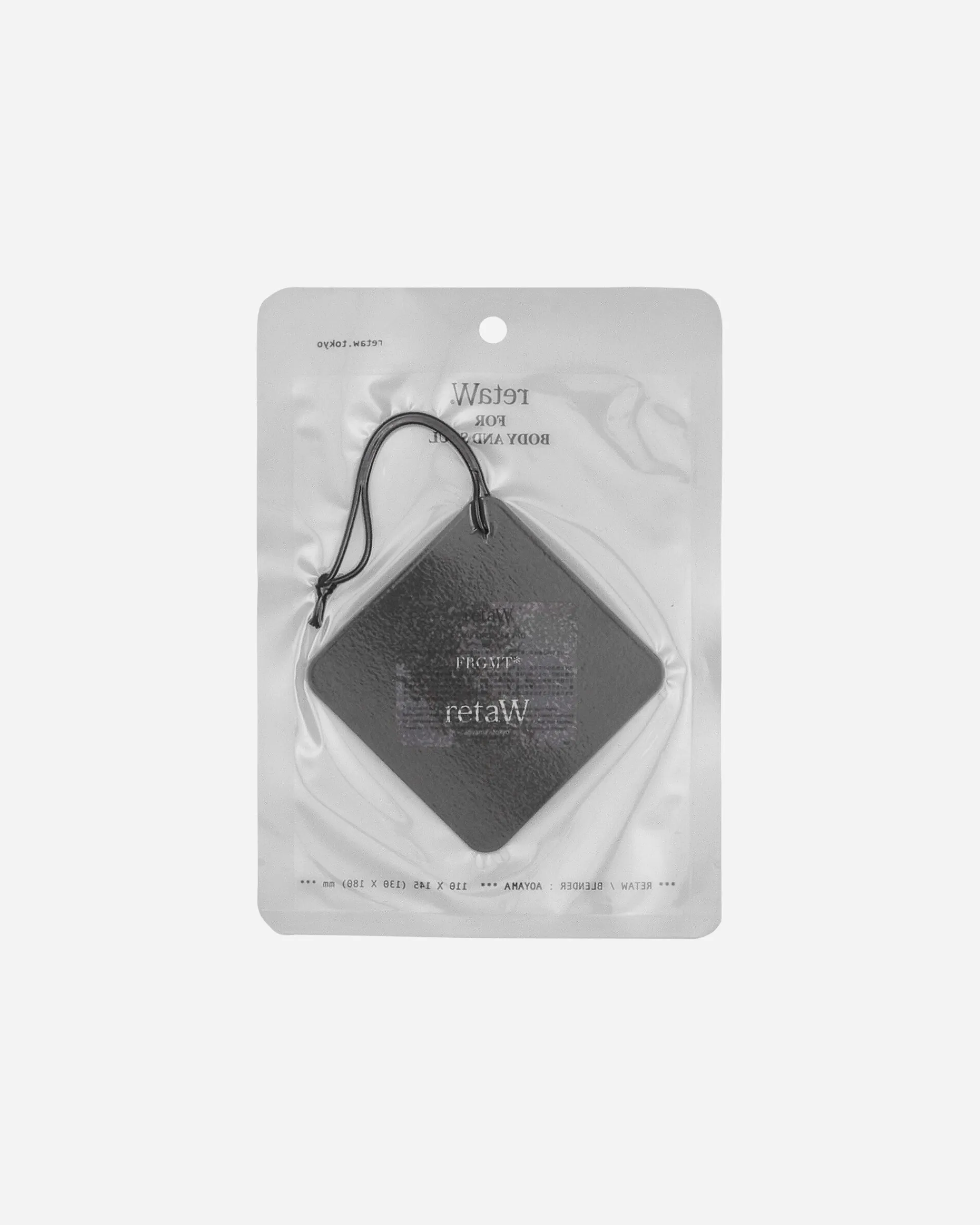 retaW Home^FRGMT* Car Tag Black