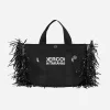 Undercover Bags·Tote|Bags·Tote^Fringe Nylon Tote Bag Black