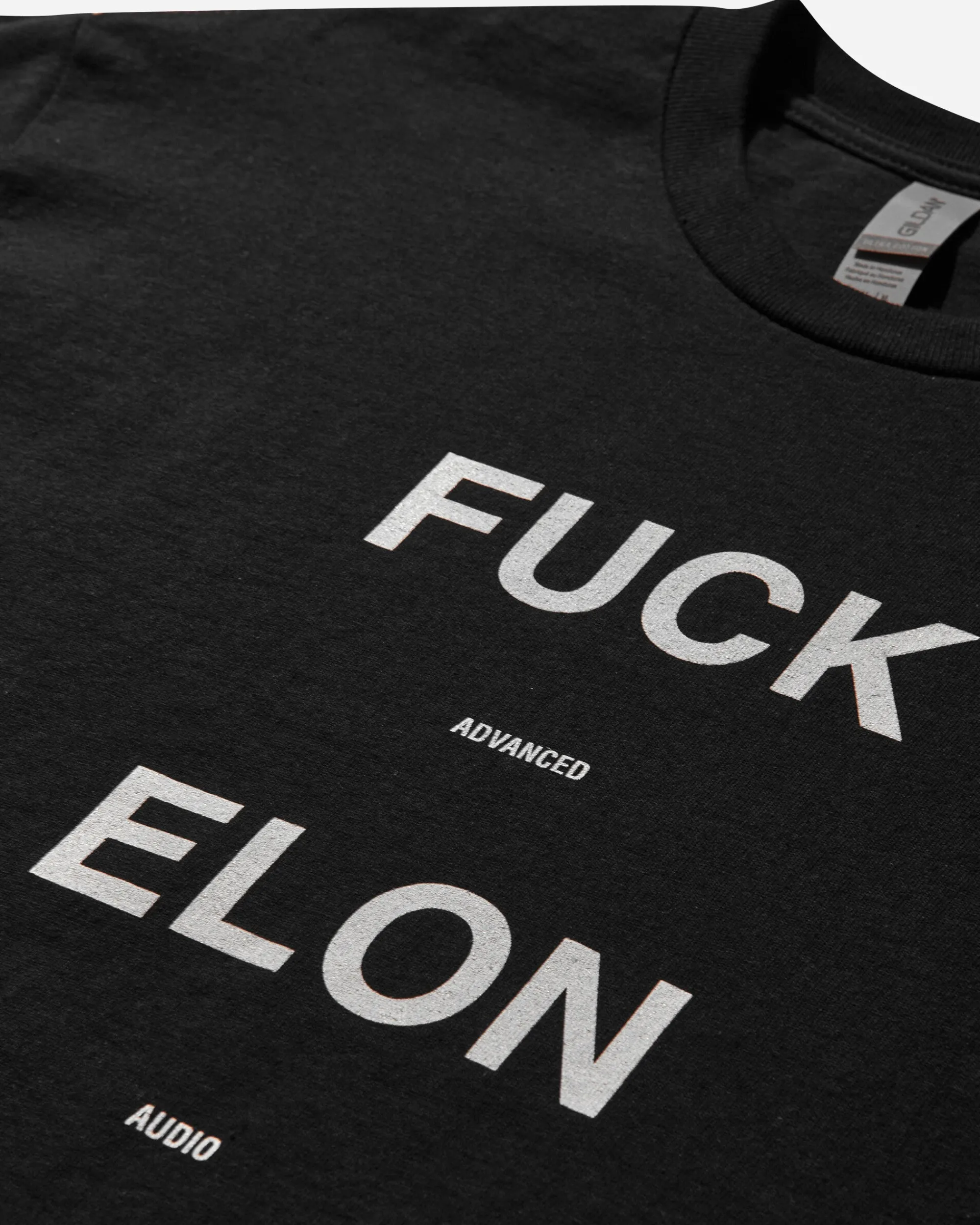 AAR T-Shirts|T-Shirts^Fuck Elon Mark Jeff T-Shirt Black