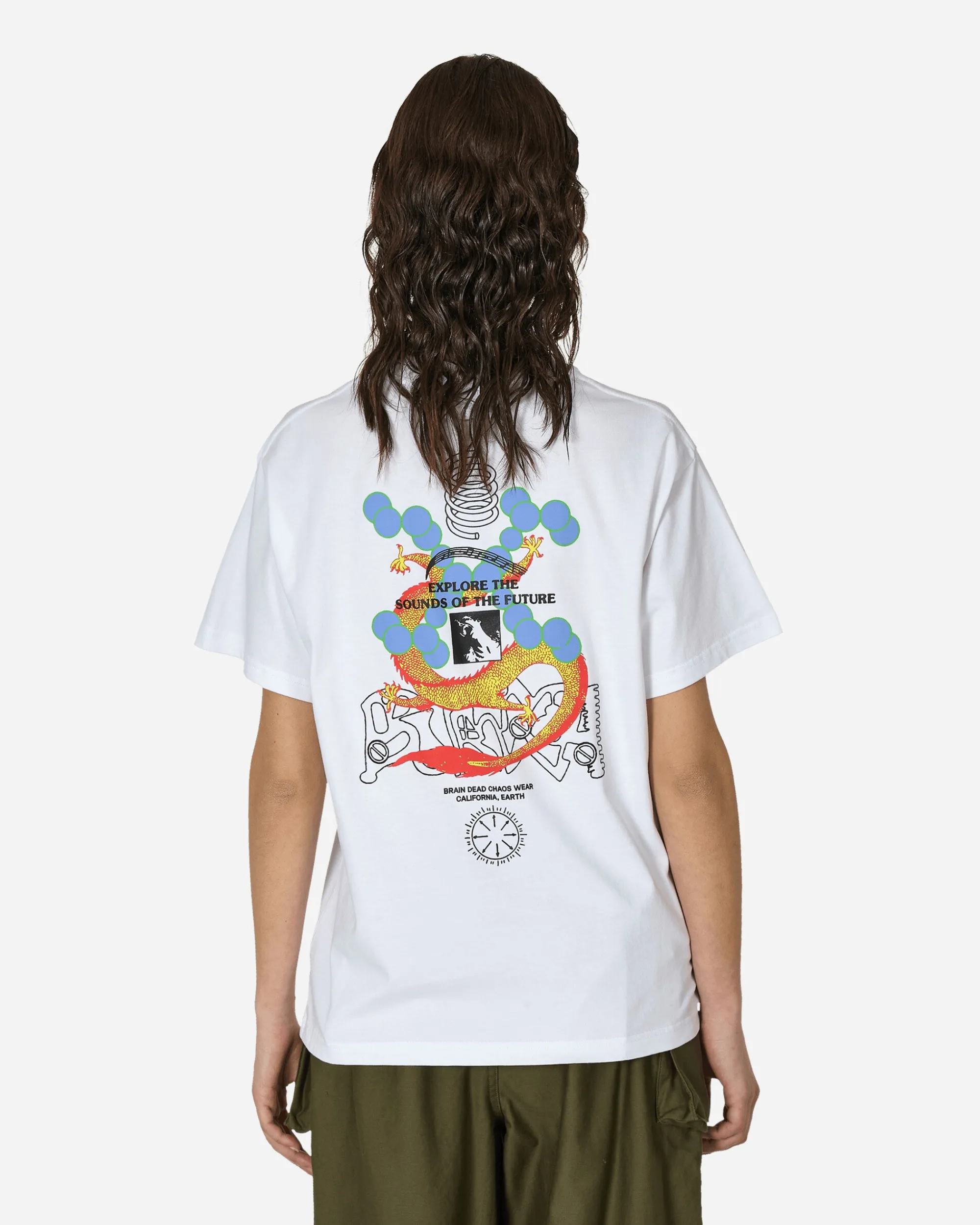 Brain Dead T-Shirts^Future Sounds T-Shirt White