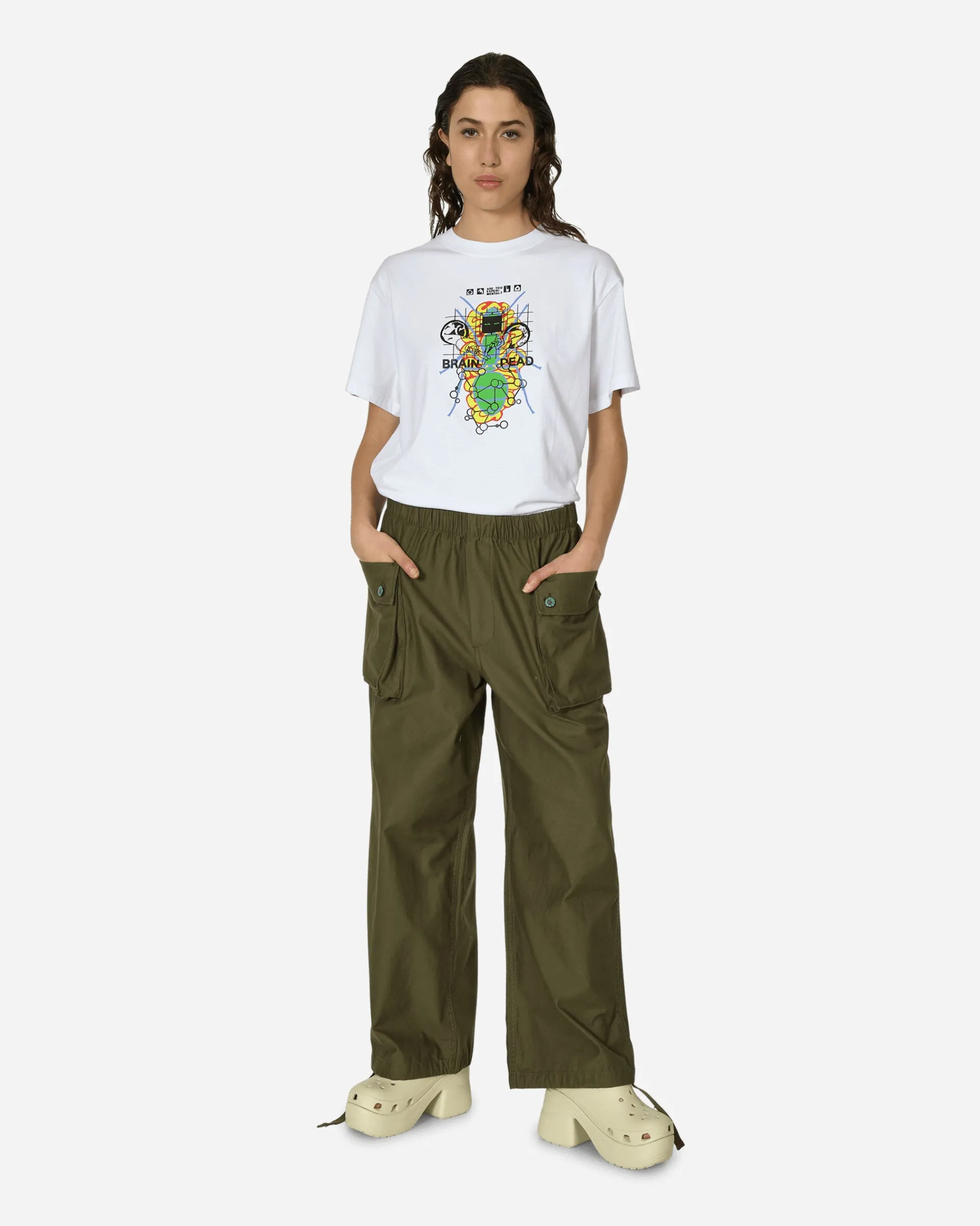 Brain Dead T-Shirts^Future Sounds T-Shirt White