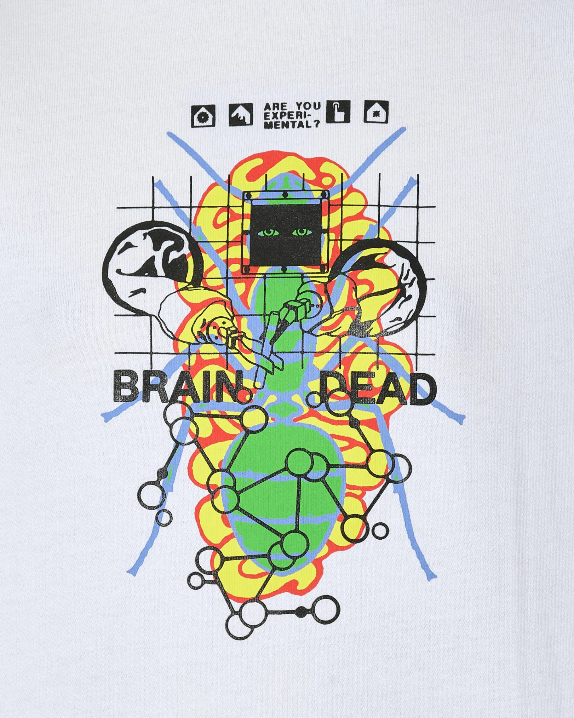 Brain Dead T-Shirts^Future Sounds T-Shirt White