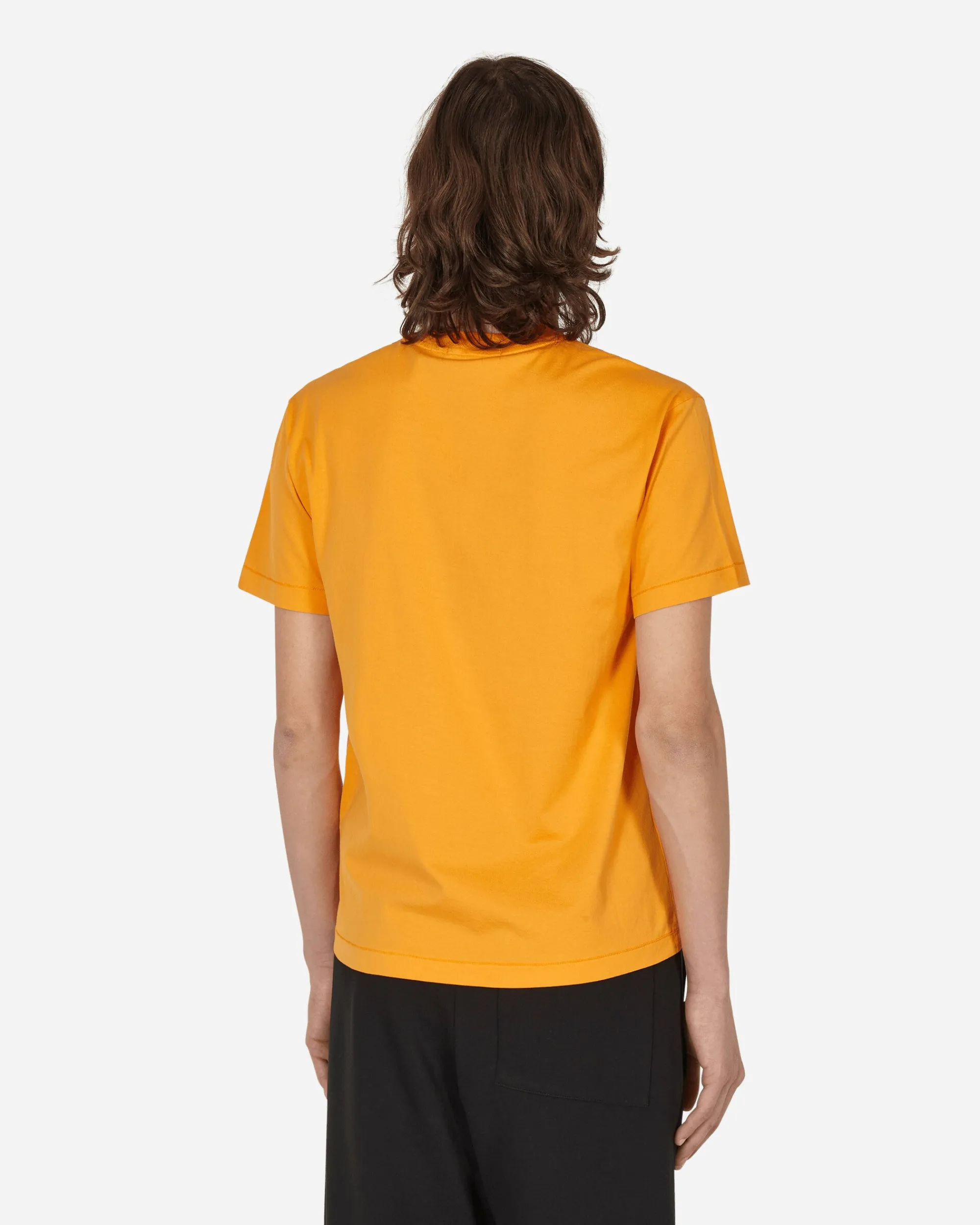 Stone Island T-Shirts^Garment Dyed Logo T-Shirt Orange