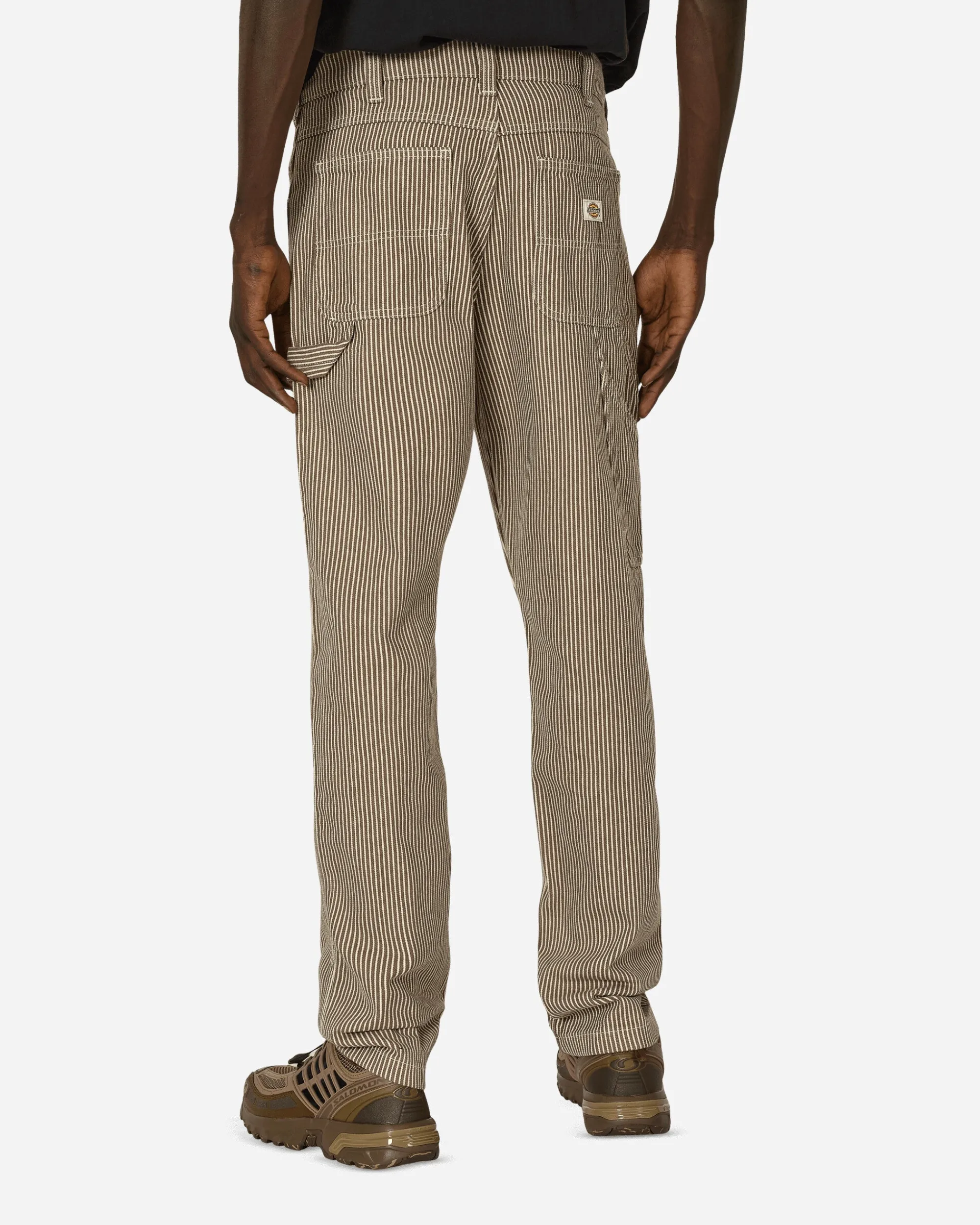 Dickies Pants^Garyville Hickory Stripe Carpenter Pants Mushroom