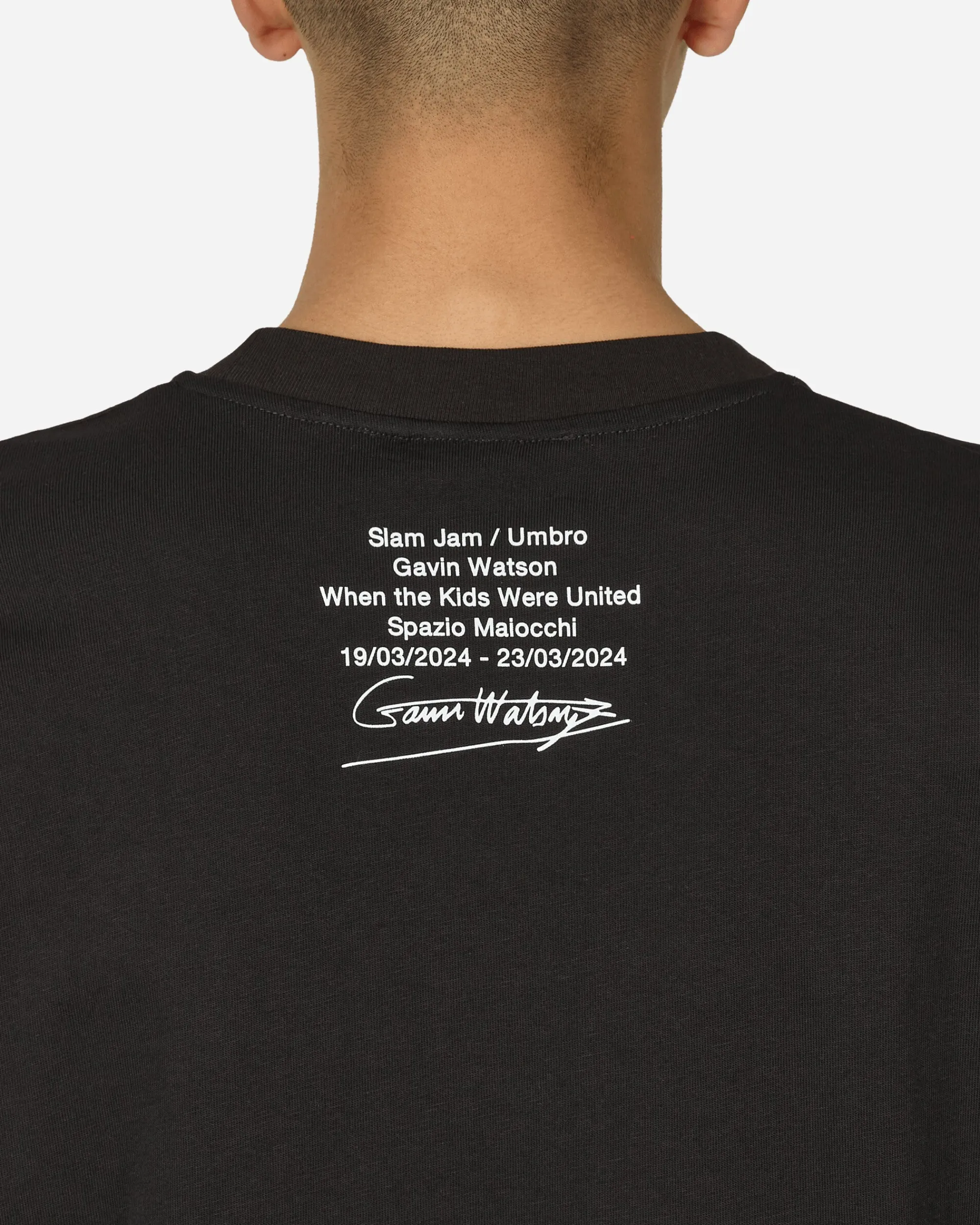 Umbro T-Shirts^Gavin Watson Exhibition Skin T-Shirt Black