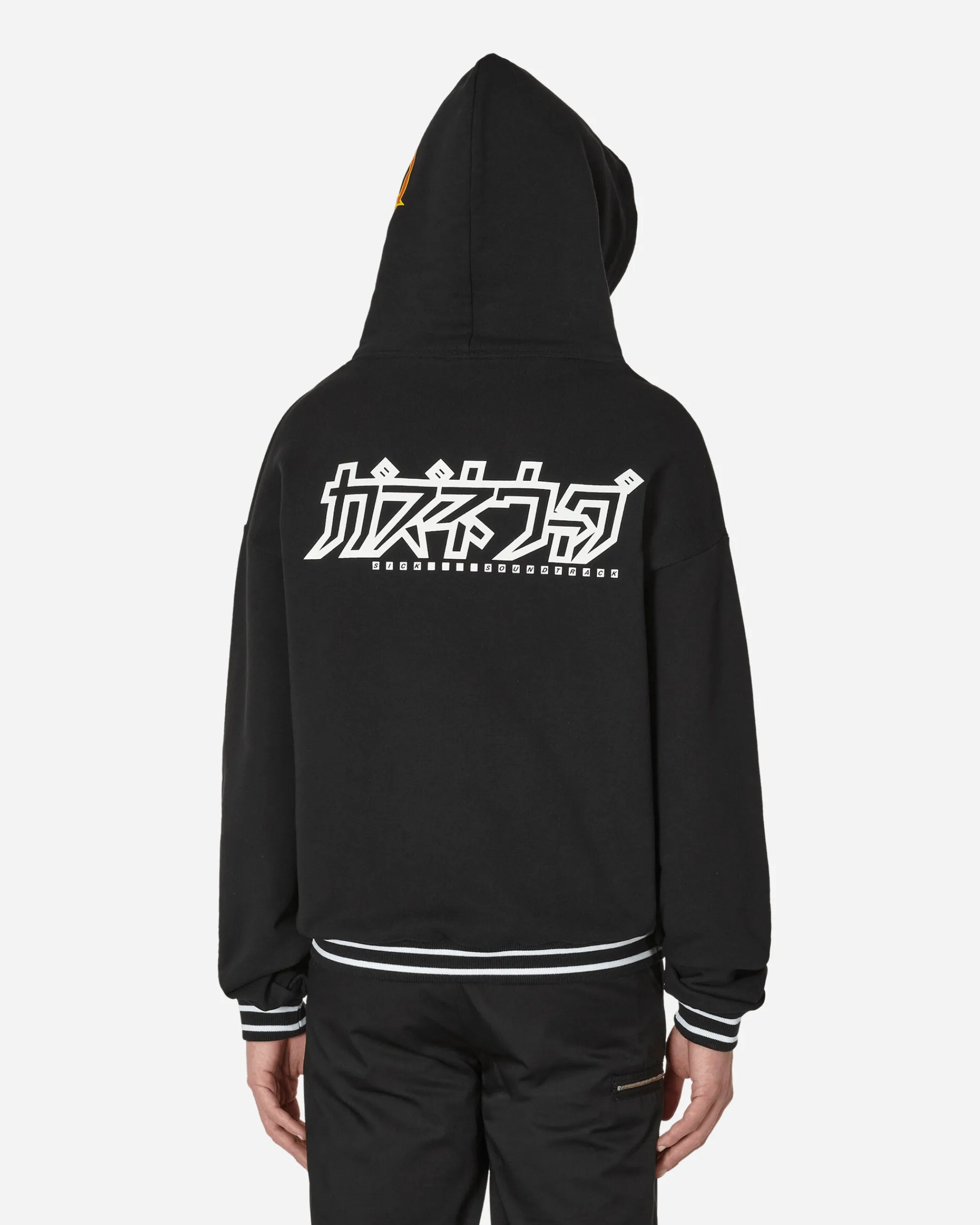 Slam Jam Sweatshirts^Gaznevada Graphic Hooded Sweatshirt Black