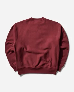 Stüssy Sweatshirts^Gear Crewneck Sweatshirt Oxblood