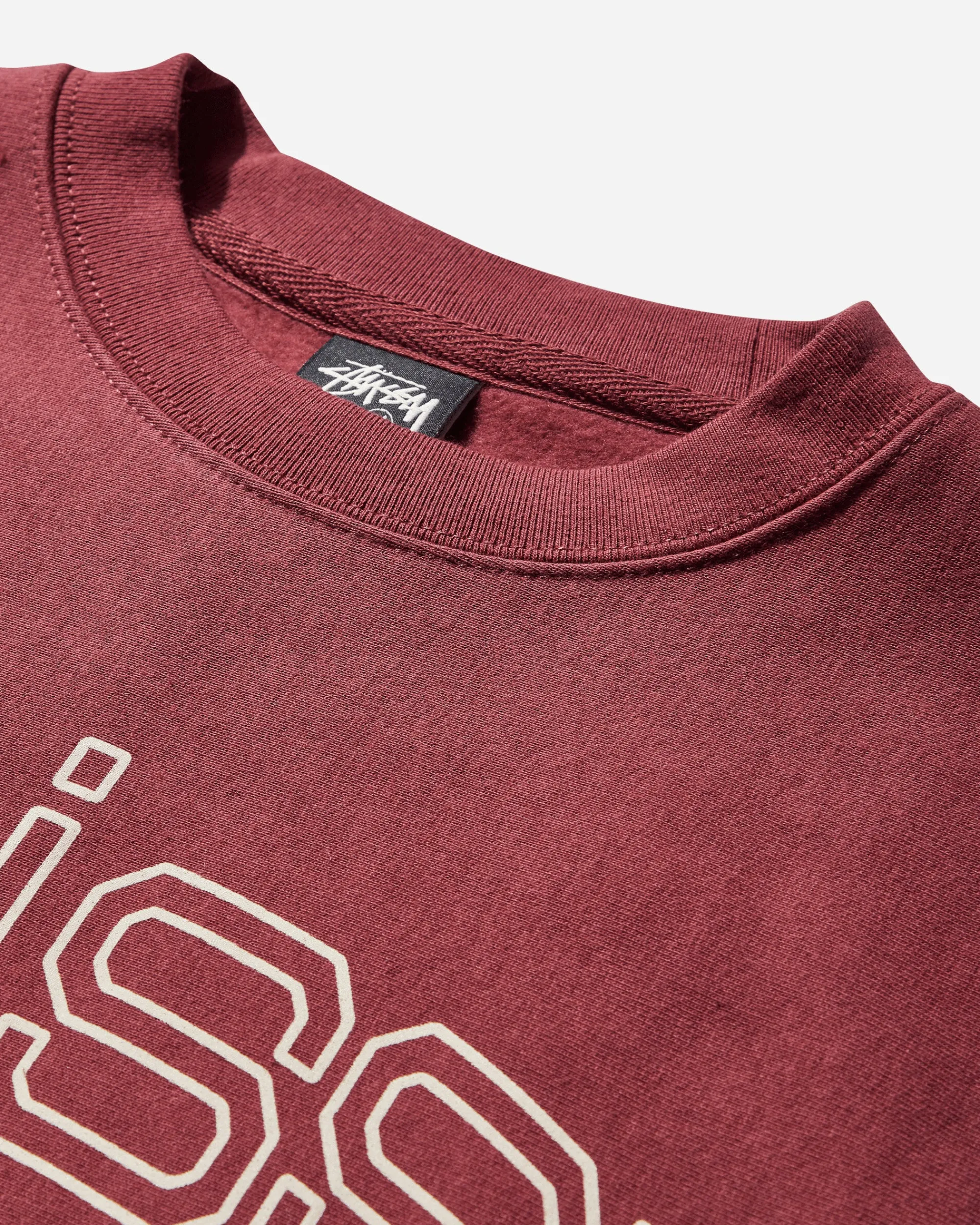 Stüssy Sweatshirts^Gear Crewneck Sweatshirt Oxblood