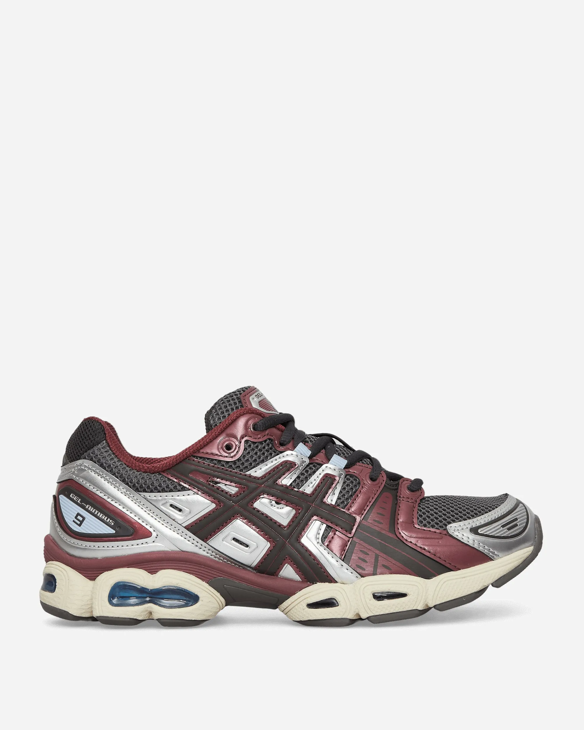 Asics Sneakers·Low|Sneakers^GEL-Nimbus 9 Sneakers Truffle Grey / Dark Cherry