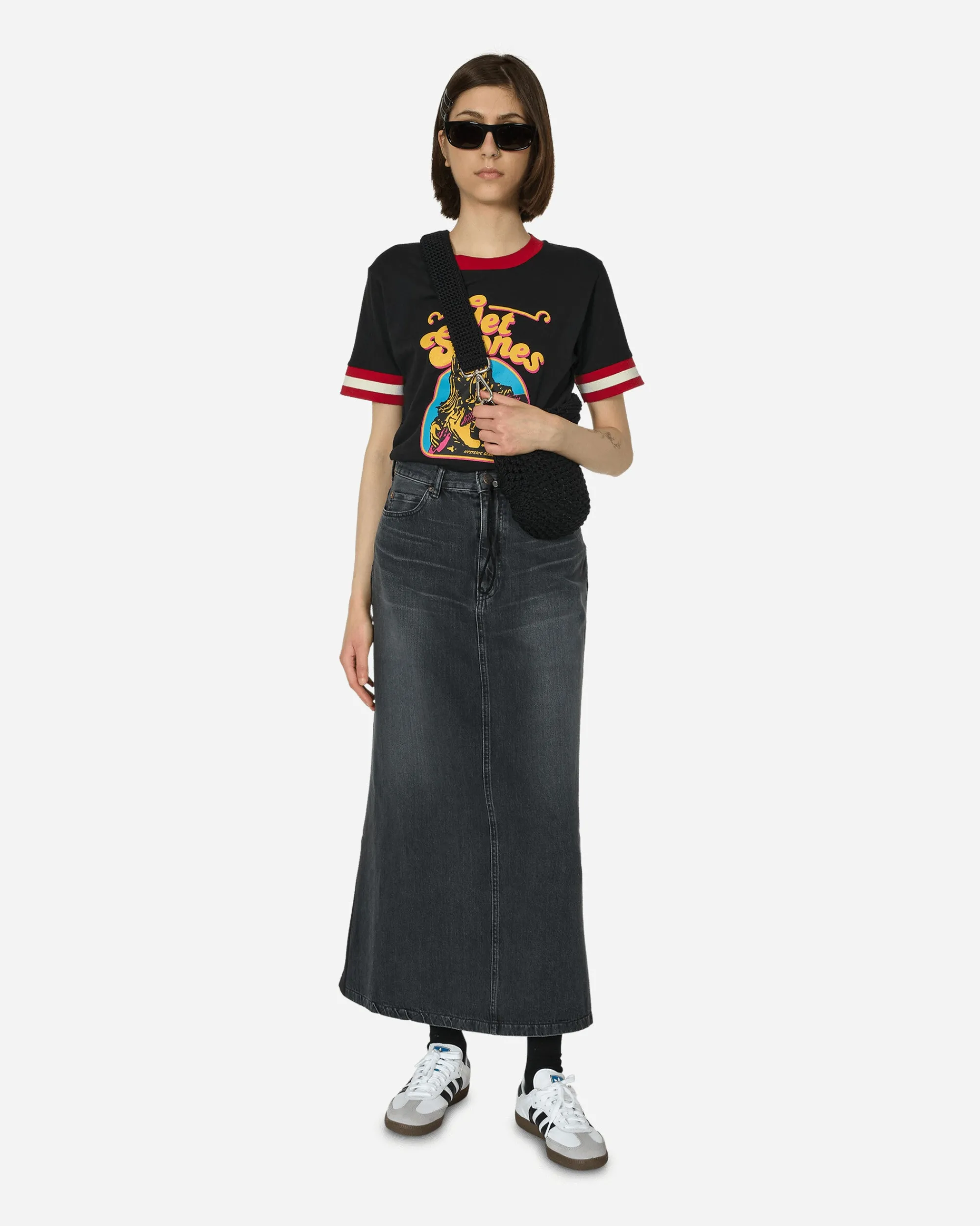 Hysteric Glamour T-Shirts^Get Stones T-Shirt Black