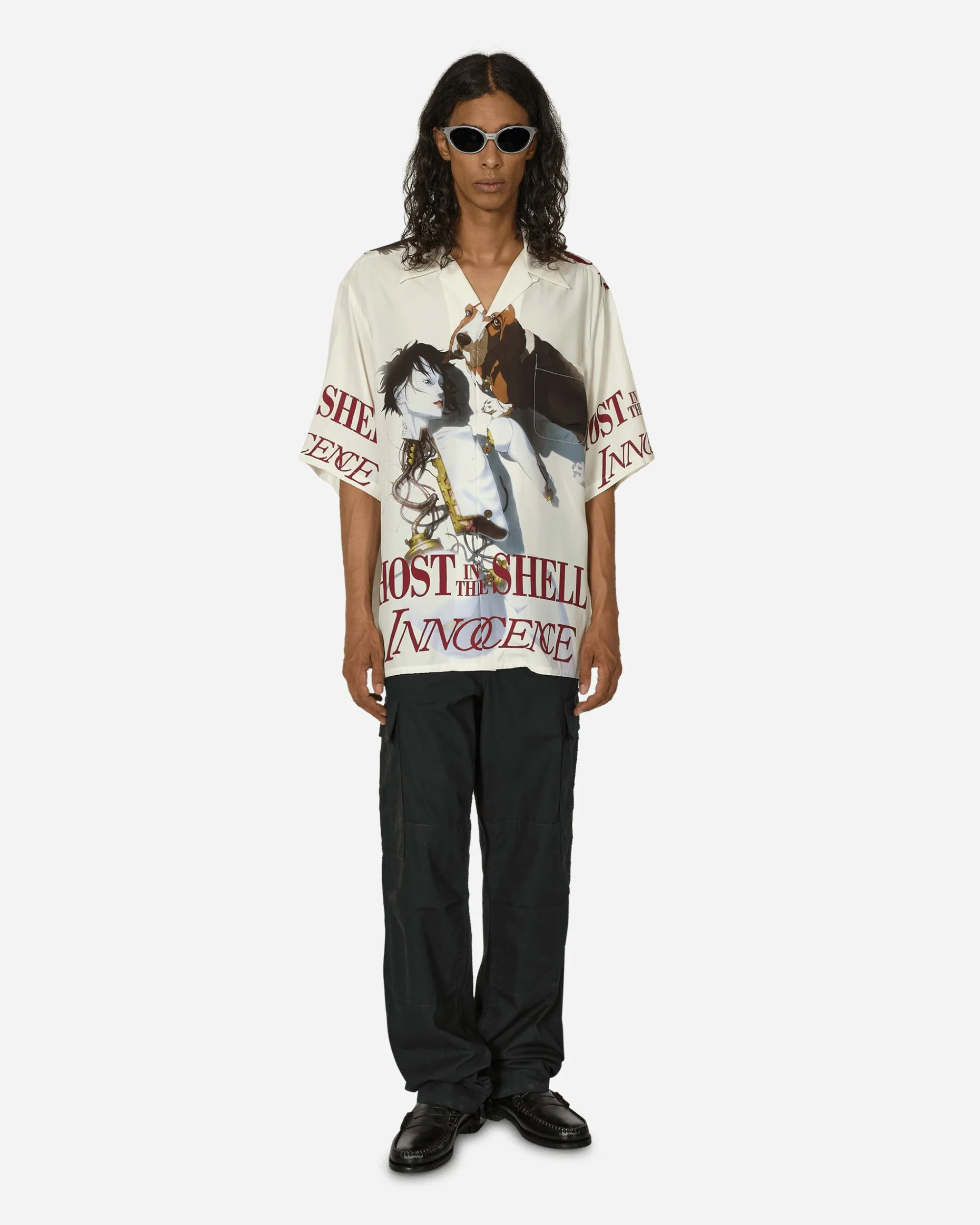 WACKO MARIA Shirts^Ghost in the Shell 2: Innocence Hawaiian Shirt (Type-1) White