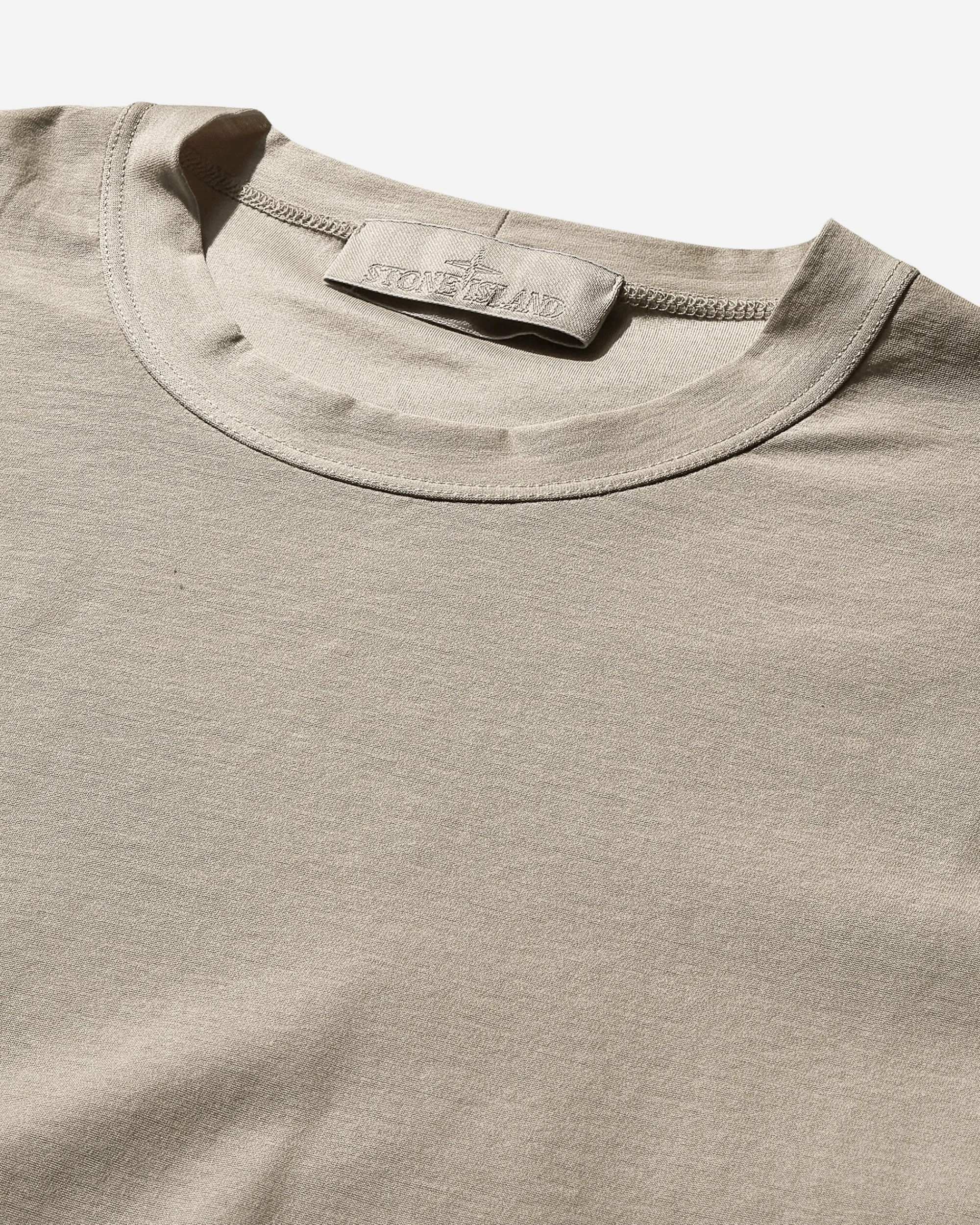 Stone Island T-Shirts^Ghost Mercerized Cotton Jersey T-Shirt Beige
