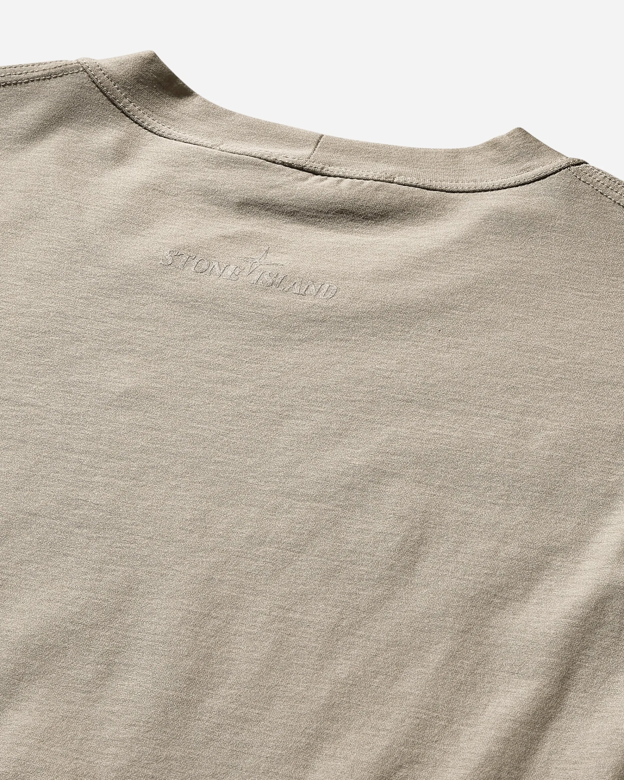 Stone Island T-Shirts^Ghost Mercerized Cotton Jersey T-Shirt Beige