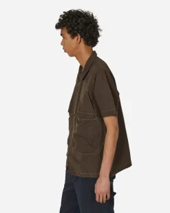 RANRA Shirts^Glems Shortsleeve Shirt Chocolate Brown