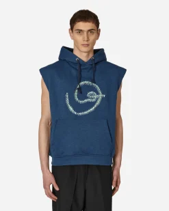 Lueder Sweatshirts^Goblin Sleeveless Hooded Sweatshirt Blue