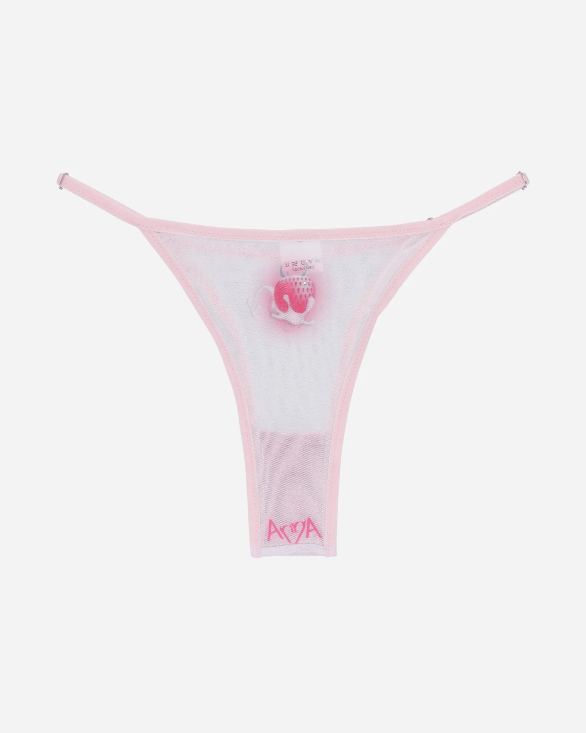 Panties x Anna Underwear^Good / Evil Strawberry Slip White