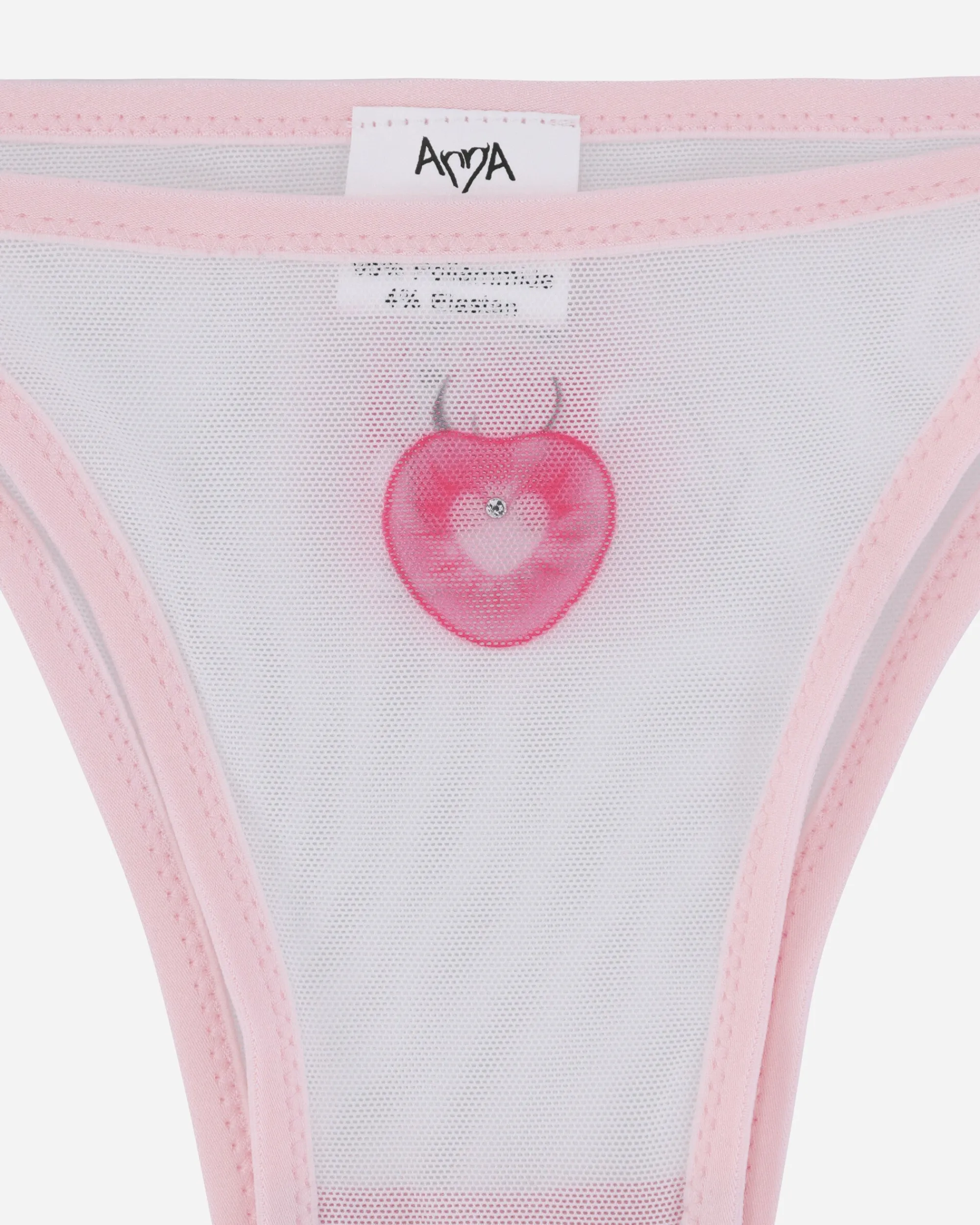 Panties x Anna Underwear^Good / Evil Strawberry Slip White