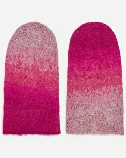ERL Gloves And Scarves|Gloves And Scarves^Gradient Knit Gloves Pink