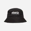 4 Worth Doing Hats|Hats^Gradient Stitch Bucket Hat Black