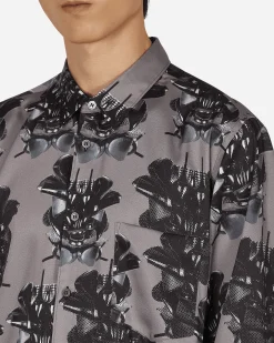 Comme Des Garçons Homme Plus Shirts^Graphic Long Sleeve Shirt Grey