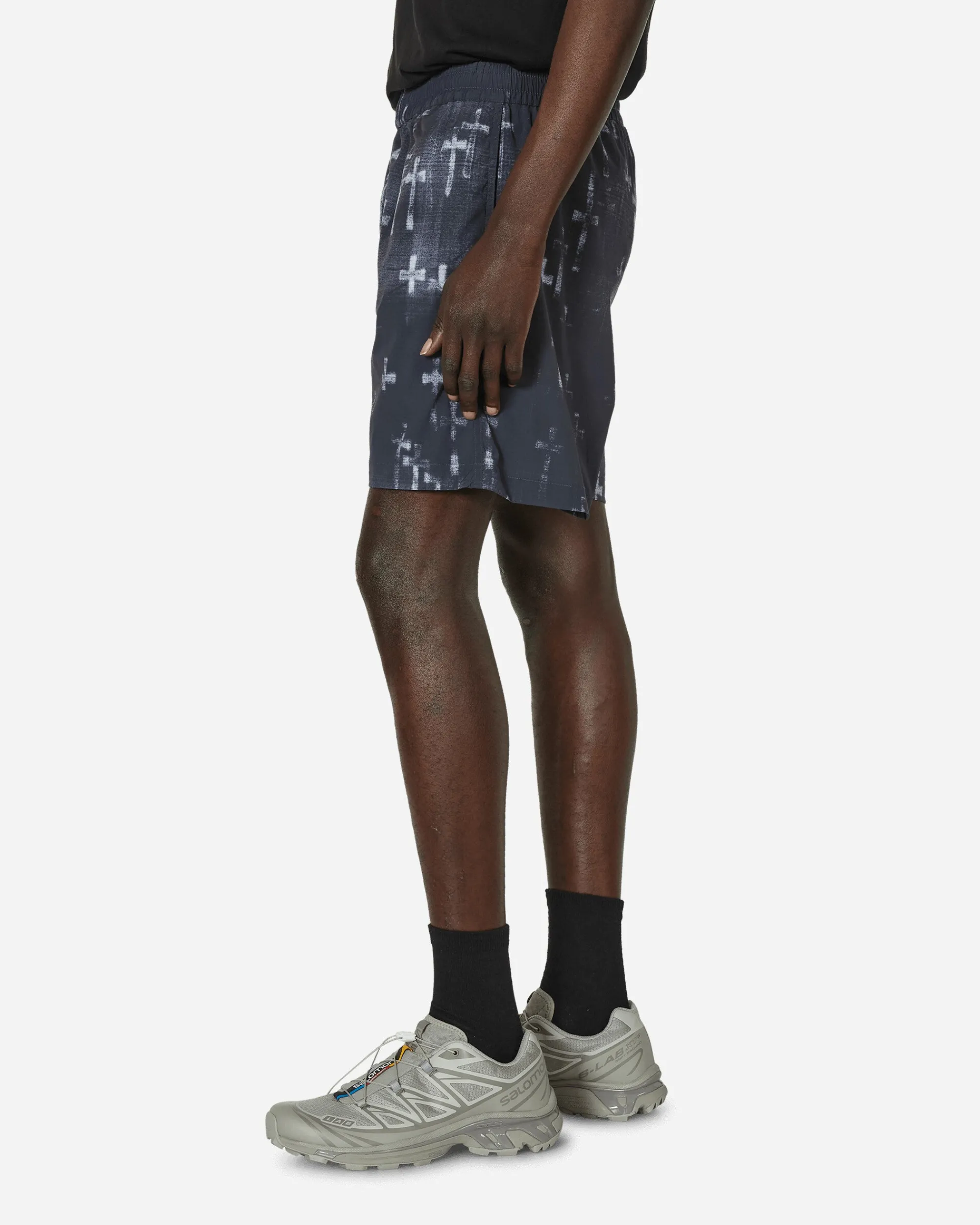 Aries Shorts^Graveyard Board Shorts Black