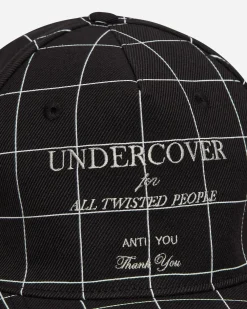 Undercover Hats|Hats^Grid Cap Black
