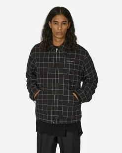 Undercover Coats And Jackets^Grid Jacket Black