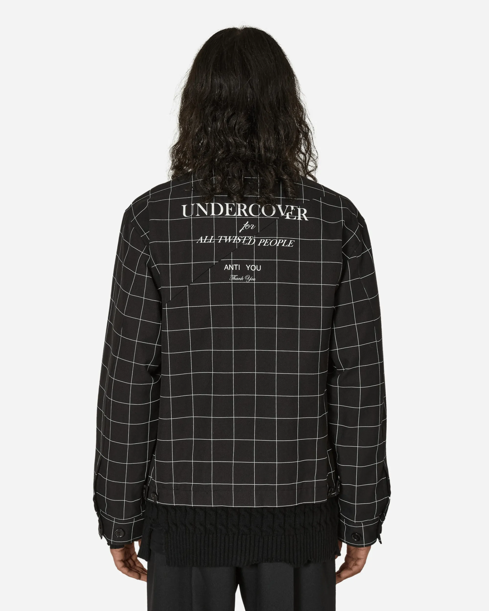 Undercover Coats And Jackets^Grid Jacket Black