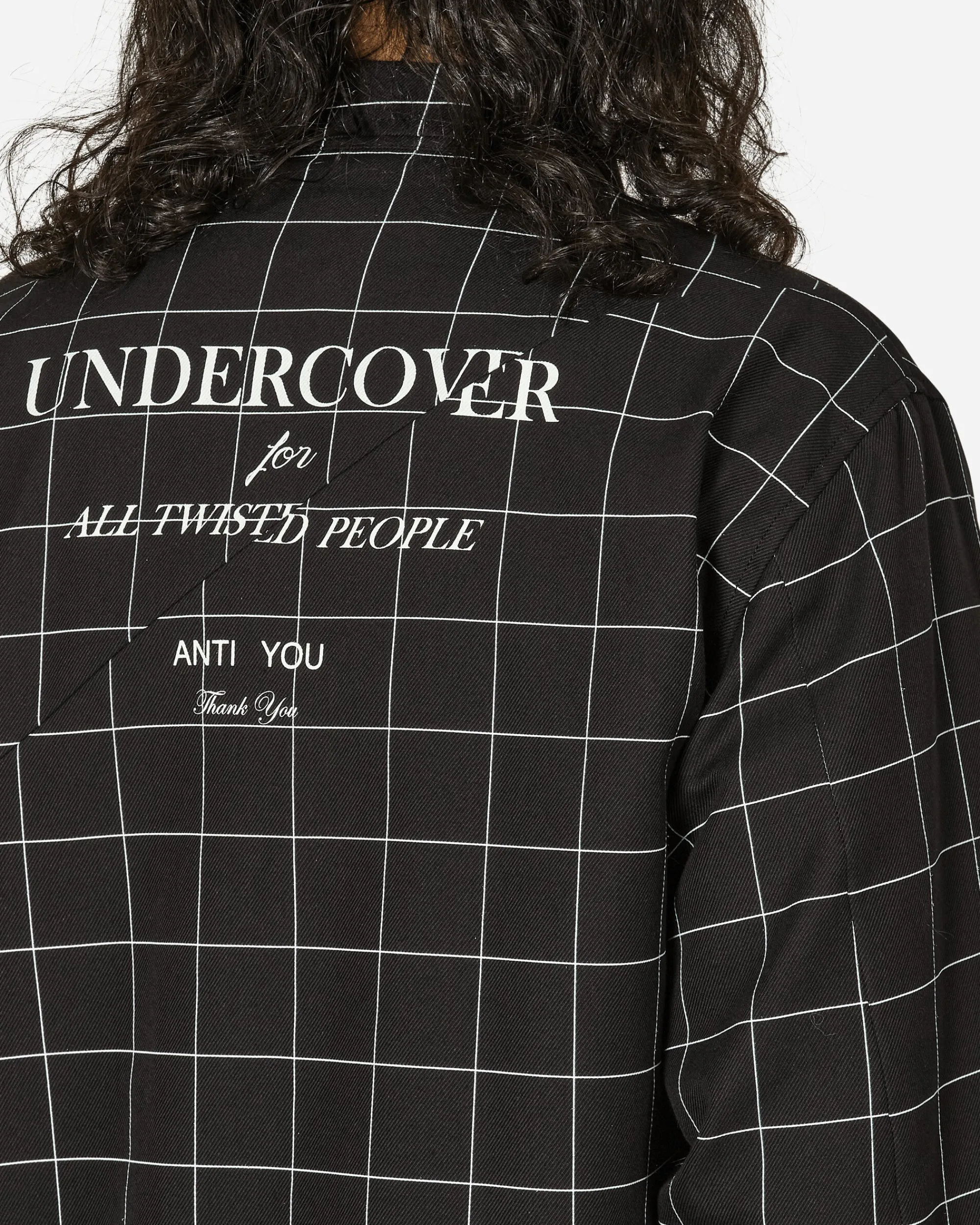 Undercover Coats And Jackets^Grid Jacket Black