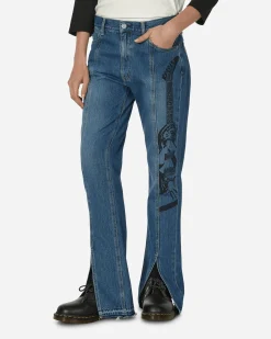 Hysteric Glamour Pants^Guitar Girl Center Slit Denim Pants Indigo