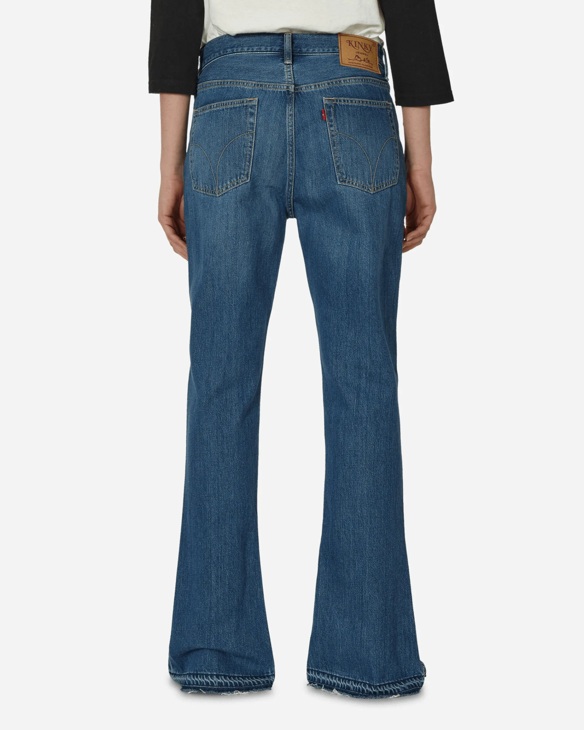 Hysteric Glamour Pants^Guitar Girl Center Slit Denim Pants Indigo