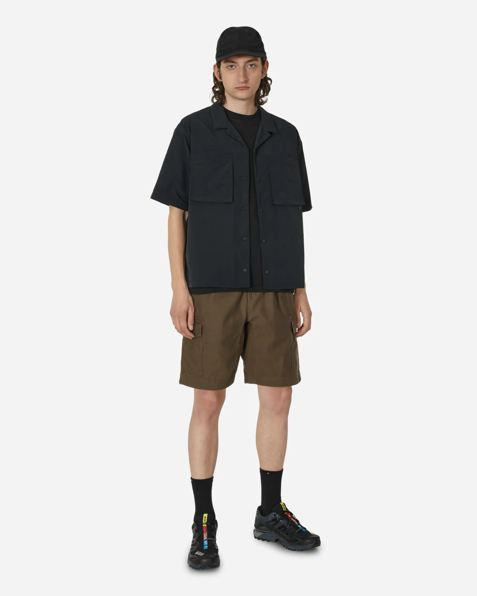 Wild Things Shirts^Half Sleeve Camp Shirt Black