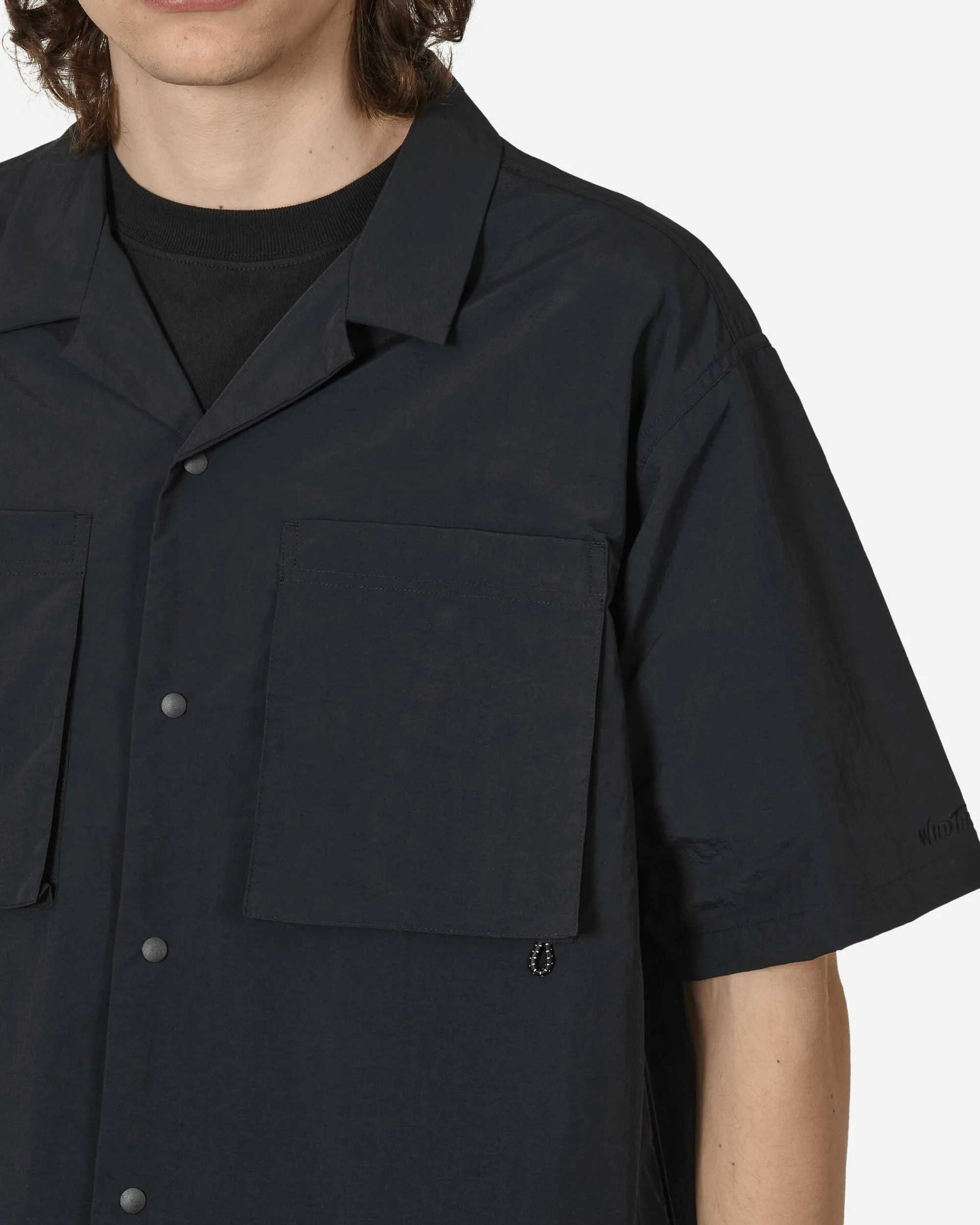Wild Things Shirts^Half Sleeve Camp Shirt Black