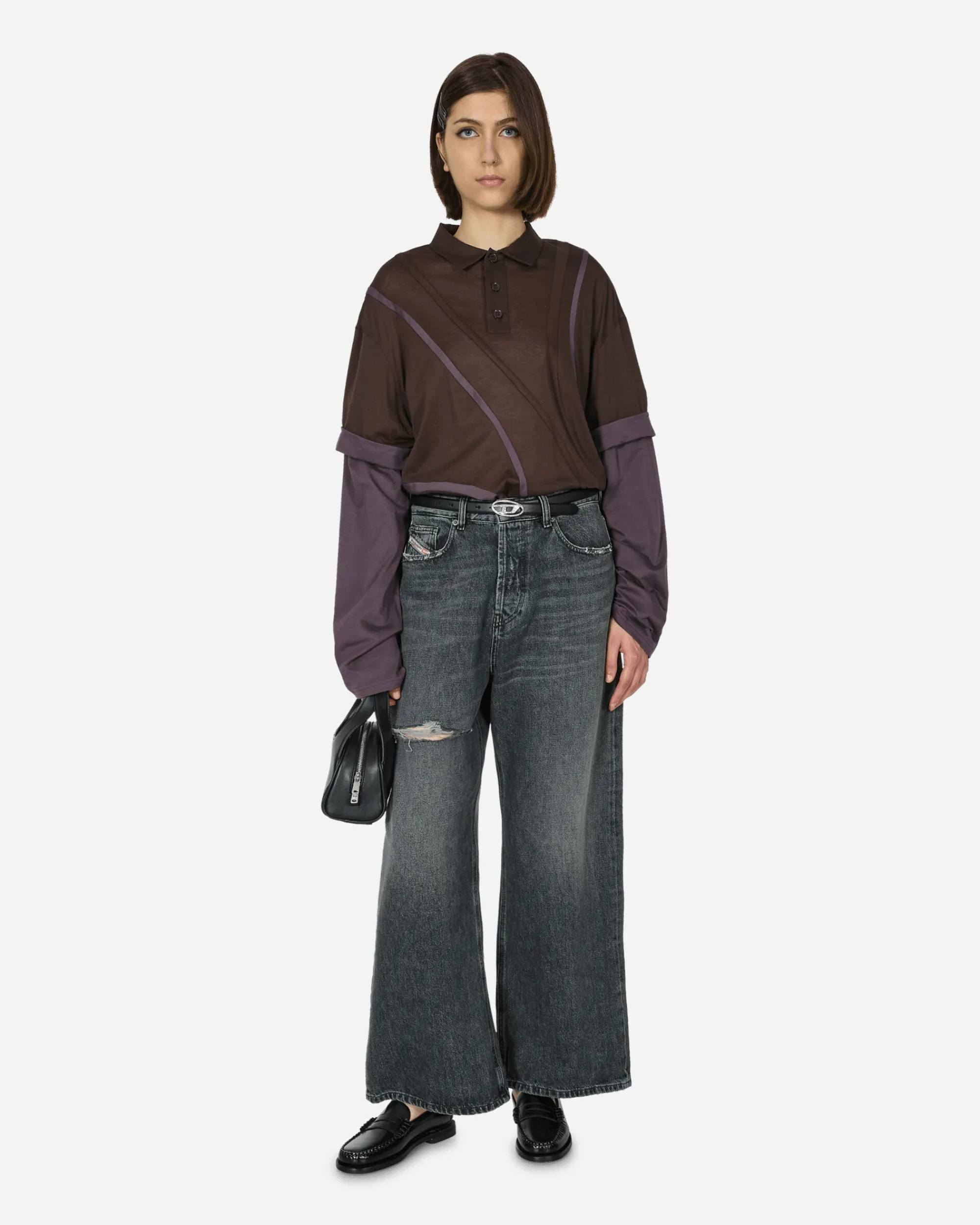 Mainline:RUS/Fr.CA/DE T-Shirts^Hamish Polo Brown / Lilac
