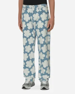 KENZO Paris Pants^Hana Dots Loose Fit Jeans Blue