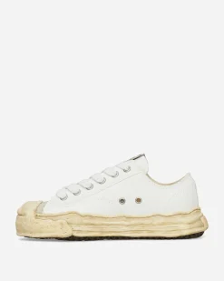 Maison MIHARA YASUHIRO Sneakers·Low|Sneakers^Hank OG Dyed Sole Canvas Low Sneakers White