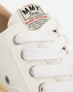 Maison MIHARA YASUHIRO Sneakers·Low|Sneakers^Hank OG Dyed Sole Canvas Low Sneakers White
