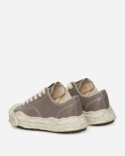 Maison MIHARA YASUHIRO Sneakers·Low|Sneakers^Hank OG Sole Silicon Coating Canvas Low Sneakers Gray