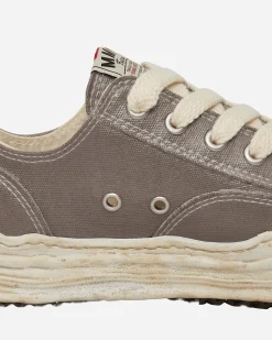 Maison MIHARA YASUHIRO Sneakers·Low|Sneakers^Hank OG Sole Silicon Coating Canvas Low Sneakers Gray