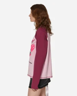 Cormio T-Shirts^Harry 2.0 Oversized Longsleeve T-Shirt Prune / Pink