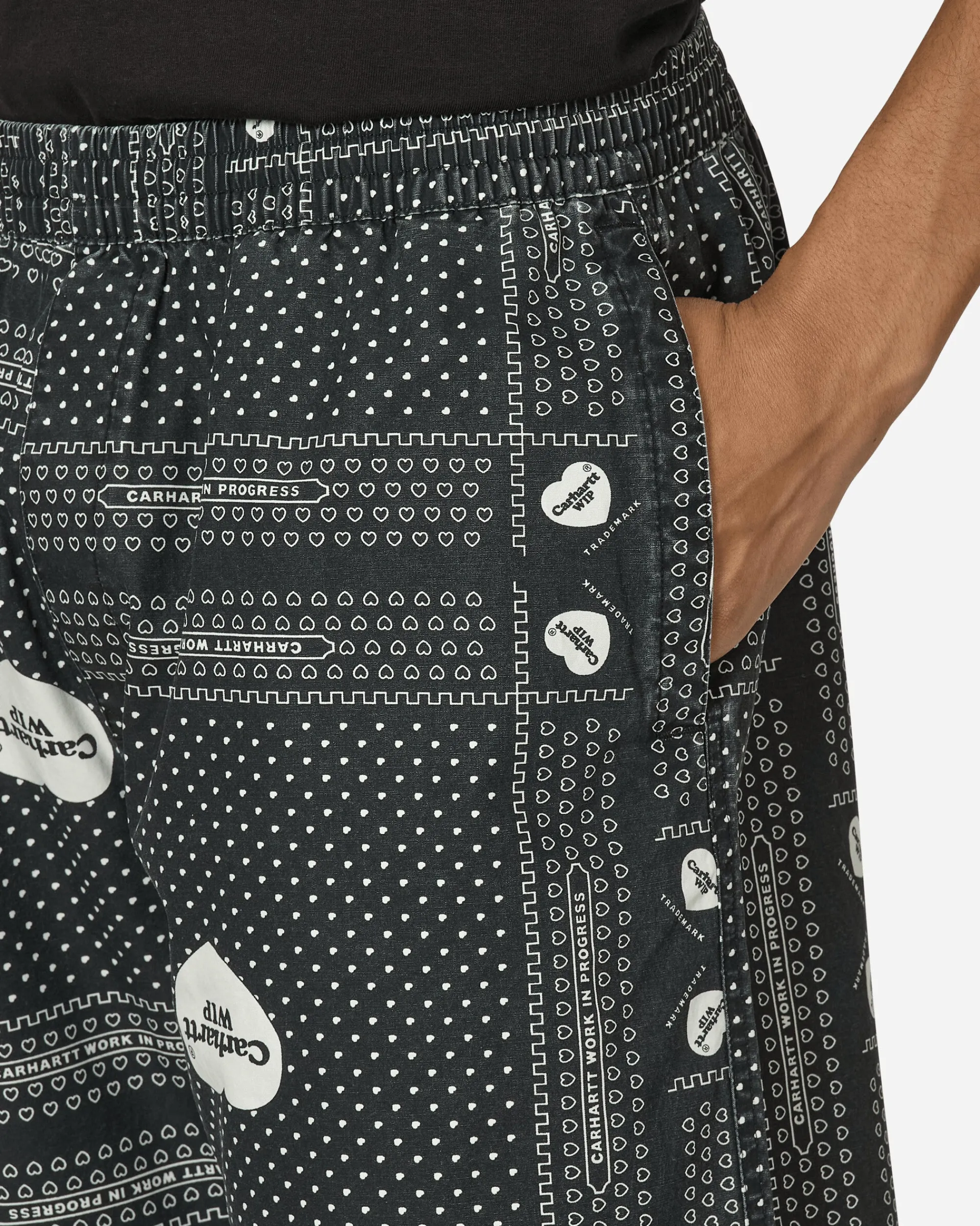 Carhartt WIP Shorts^Heart Bandana Shorts Black