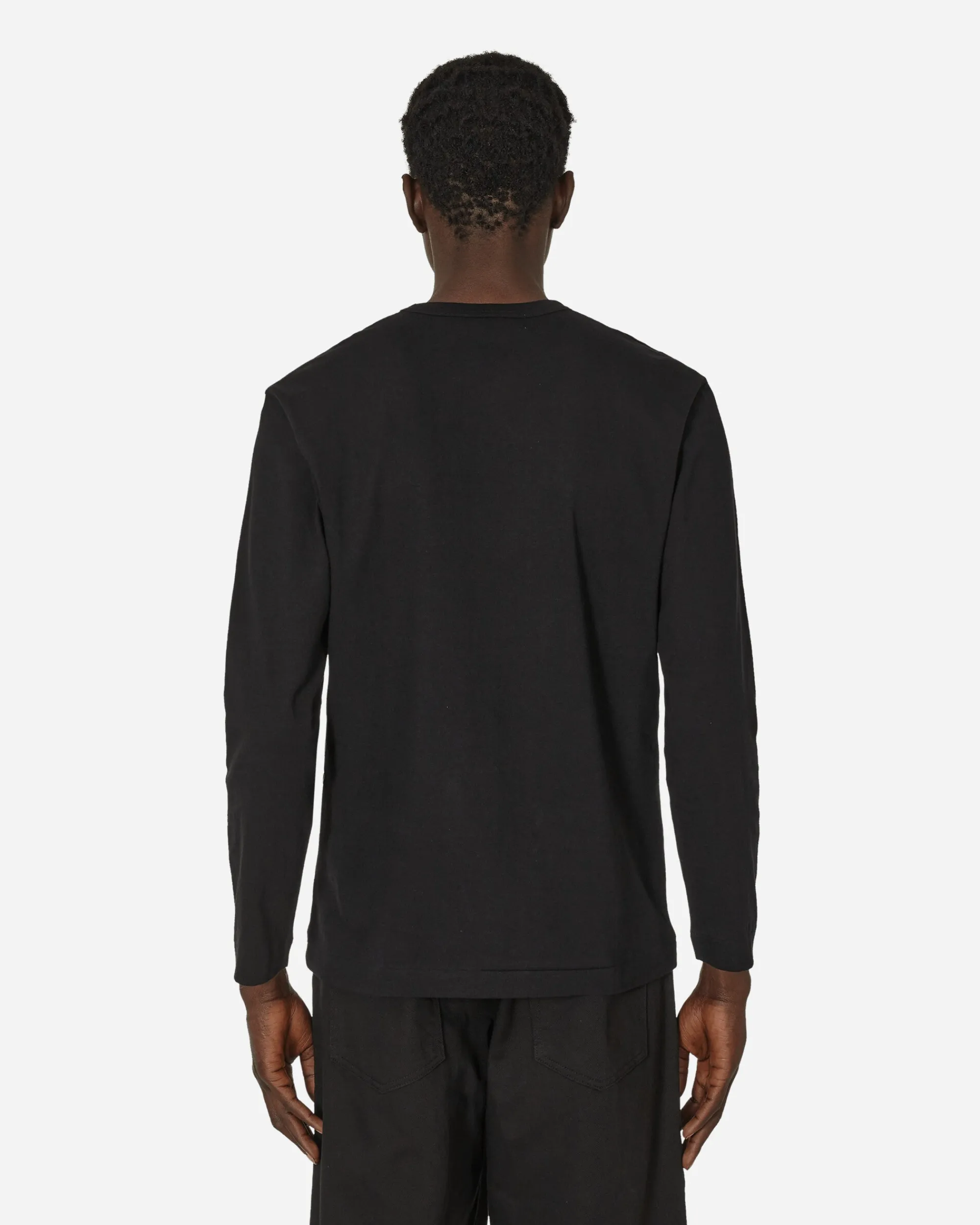 Comme Des Garçons Play T-Shirts^Heart Longsleeve T-Shirt Black